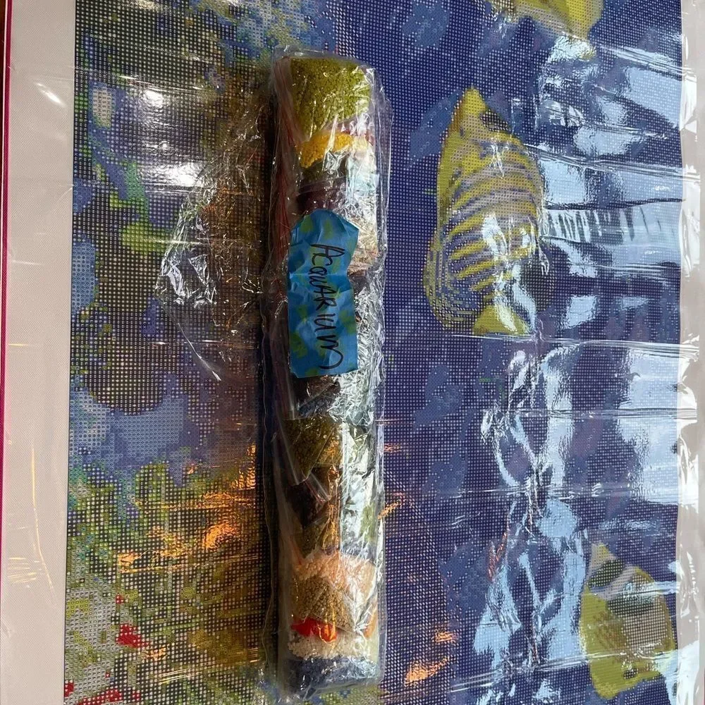 ACQUARIUM DIAMOND Painting 180 cm long!